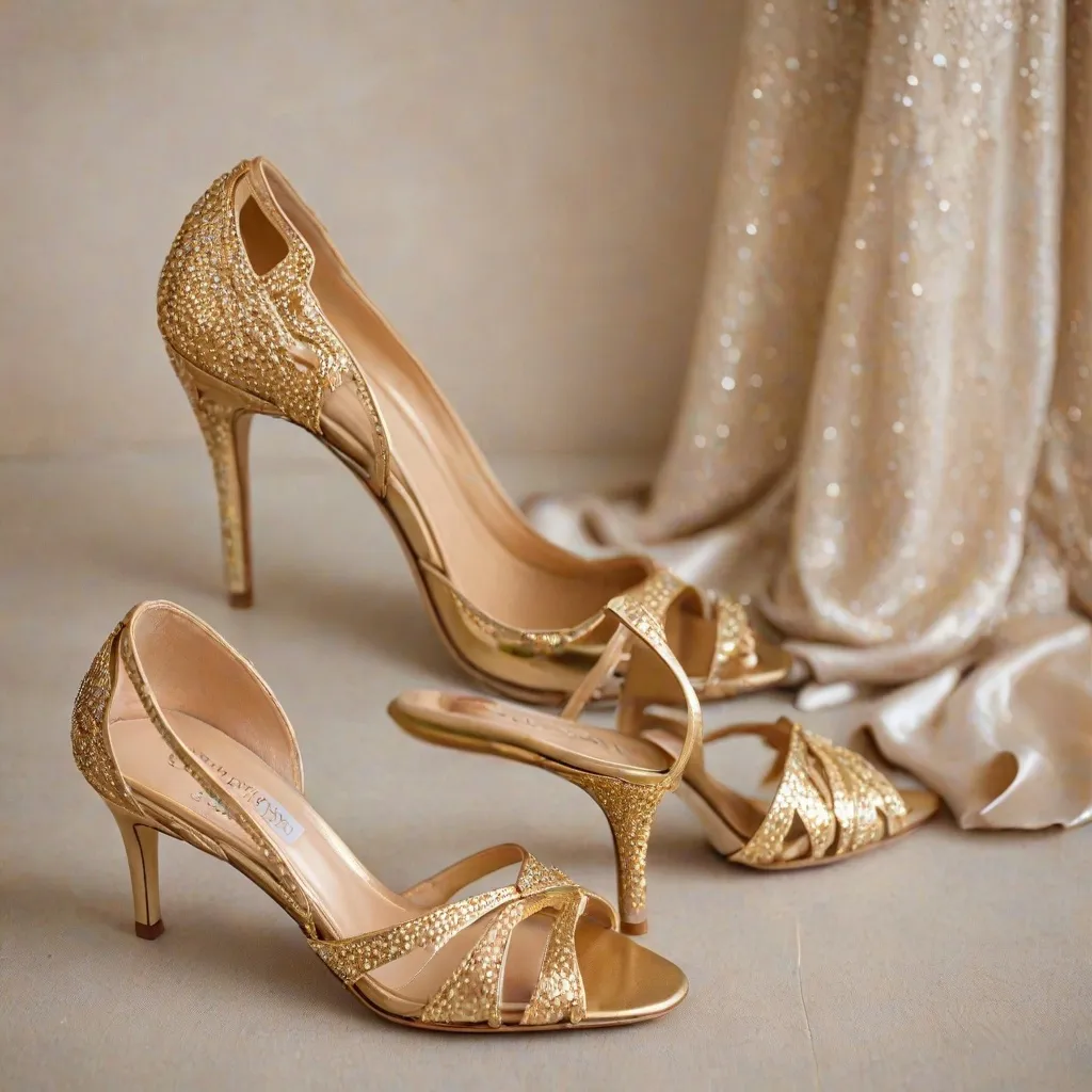 Jakie buty pasują do złotej sukienki?