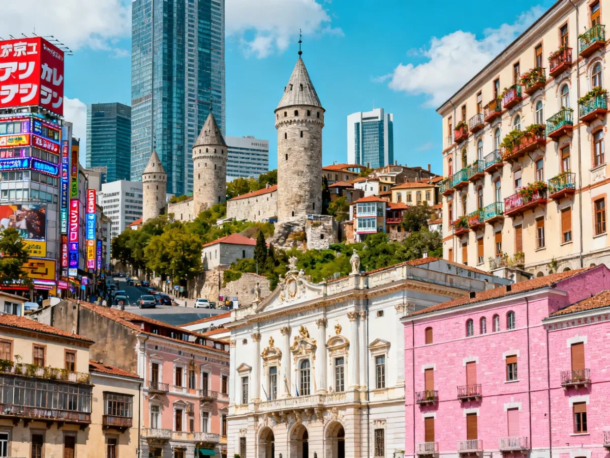 Panorama zagranicznych miast zaczynających się na literę T